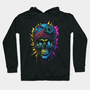 Wanderlust Rebel - Bandana Skull Hoodie